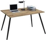VCM Schreibtisch Computertisch B&uuml;rotisch Skandanivischer Retro Look Salia 160x80 cm