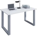 VCM Holz Schreibtisch H. 76 x B. 140 x T. 50 cm Computertisch schlicht F&uuml;&szlig;e