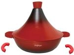 Aluguss Tajine Tagine &Oslash;32cm mit Silikongriffe, Induktionsgeeignet