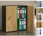 VCM Aktenschrank mit Dreht&uuml;ren Lona 2 F&auml;cher