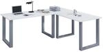 VCM VCM Holz Schreibtisch Eckschreibtisch schlicht 190x160 L Form links oder