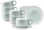 Seltmann Weiden Milchkaffeetassen mit Untertassen Sento Home 350 ml 6er Set