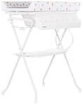 Chipolino Babywanne Wickeltisch 2 in 1 Aqua Zubeh&ouml;rfach klappbar St&auml;nder Stopfen