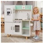 Baby Vivo Kinderk&uuml;che Spielk&uuml;che aus Holz - Gustavo in Wei&szlig;