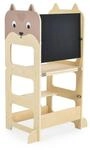 Moni Kinder Holz-Lernturm 3 in 1 24446 Schreibtisch Bank Zeichentafel Stehhilfe...