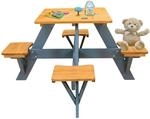 Coemo Kindersitzgruppe Romy Kindertisch und Sitze Gartentisch