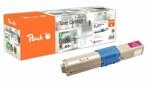 Peach O4650-87 Toner XL ma ersetzt OKI 46508710 f&uuml;r z.B. OKI C 332 DN, OKI MC...