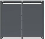Westmann M&uuml;lltonnenbox Tonus 2 2 x 240L Anthrazit 80x132x116cm