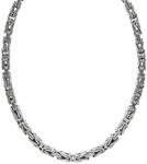 Zeeme Basic Halskette Silber 925 poliert K&ouml;nigskette 5mm breit
