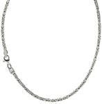 Zeeme Basic Halskette Silber 925 poliert K&ouml;nigskette 2,2mm breit