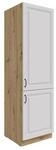 K&uuml;chen Hochschrank 60 cm Stilo Weiss + Eiche Artisan K&uuml;chenzeile K&uuml;chenblock