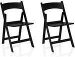 hjh LIVING Outdoor Stuhl 2er Pack TRAVANO 1 Kunststoff