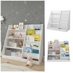 Vicco Kinderregal Conny Wei&szlig; 90 x 80,5 cm mit gro&szlig;en Ablagen