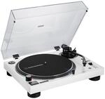 Audio-Technica AT-LP120X BT WH wei&szlig; Plattenspieler (Bluetooth, USB)