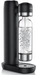 Arendo Wassersprudler, Soda Maker mit 1000 ml PET-Flasche, kompatibel mit 60 L