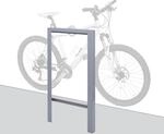 Fahrradb&uuml;gel MCW-J74 Fahrradst&auml;nder Anlehnb&uuml;gel, verzinkter Karbonstahl