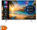 JTC-24 50 Zoll (126 cm) QLED 4K UHD Smart TV/Fernseher JTCSQ50U39505G, Google TV,