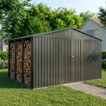 Albatros Ger&auml;tehaus 4XL Anthrazit RAL 7016 386,6x325,5x204cm ...