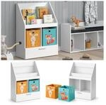 Vicco Kinderregal B&uuml;cherregal Wandregal Luigi Wei&szlig; 72x96 cm modern Kinderzimmer