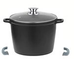 Tiefer Kochtopf mit Deckel - Induktionsgeeignet