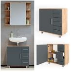 Vicco Waschtischunterschrank Ilias Badschrank Badezimmerschrank