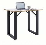 VCM Bartisch, Stehtisch und Meetingtisch, 138 x 50 x 102 cm, Hochtisch f&uuml;r K&uuml;che,