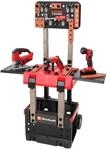 Happy People 41791 - Einhell KIDS E-Case Werkbank (110 Teile) transportf&auml;hig und