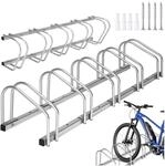 tectake&reg; Fahrradst&auml;nder, aus rostfreiem Stahl, Boden- und Wandmontage, von beiden