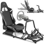 tectake&reg; Gamingstuhl, verstellbarer Rennsitz im GT-Style, dicke Polsterung,