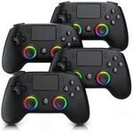 CSL Wireless Gamepad f&uuml;r PS4 & PC, Dual Vibration, Touchpad, 3,5 mm Klinke