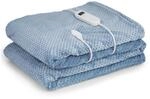 Dr. Watson Deluxe XXL Heizdecke 160 W 9 Temperaturstufen 200 x 180 cm Blau XXL