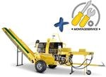 BAMATO 20 to S&auml;gespaltautomat WPO-400PRO mit F&ouml;rderband & Montageservice