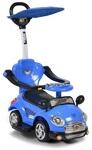 Moni 3 in 1 Rutschauto Paradies K401-3 Musik Schiebestange Sonnendach...