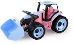 GIGA TRUCKS Traktor mit Lader, rosa, SK