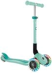 GLOBBER JUNIOR FOLDABLE LIGHTS &ndash; Tretroller, 120/80 mm, ABEC 9, 3-r&auml;drig,