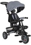 Byox Tricycle Explore 3 in 1 Dreirad umkehrbarer Sitz Schiebegriff K&ouml;rbe Pedale