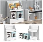 Vicco Kinderregal B&uuml;cherregal Wandregal Luigi Wei&szlig; 72x96 cm modern Kinderzimmer