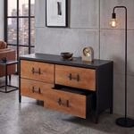 Kommode MCW-Q66, Sideboard Schrank Anrichte, Schubladen&nbsp;Industrial 60x120x40cm...