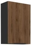 K&uuml;chen H&auml;ngeschrank 60 cm MONZA Okapi Nu&szlig;baum K&uuml;che K&uuml;chenzeile 90 cm hoch