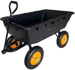 Westmann Kunststoff Gartenwagen mit Kippfunktion Prakta L Schwarz ...