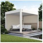 Weide Sonnenrollo 4 Ma&szlig;e Sand F&uuml;r Weide Deluxe Pergola4 Meter