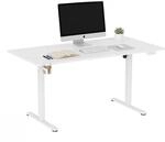 hjh OFFICE Elektrisch h&ouml;henverstellbarer Schreibtisch Worktime Spanplatte