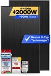 Solakon Solarmodul 500W, N-Type bifaziales monokristallines Glas-Glas...