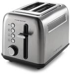riviera&;bar Stainless Steel 2 short slots Toaster (2-Scheiben, Parallelschlitz,