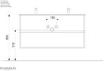 Badm&ouml;bel Limes & Doppel-Waschtisch 120cm 2 Greifraum SoftClose Ausz&uuml;ge wei&szlig;...
