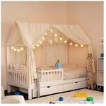 HOME DELUXE Kinderbett Deko Set VELINDO Creme