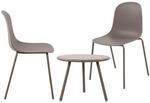 CLP 2er Sitzgruppe Mindin I Garten-Set 2x Stuhl stapelbar und 1x Tisch I...
