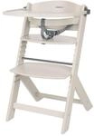 Kikka boo Kinderhochstuhl Nordy Holz Kinderstuhl Fu&szlig;st&uuml;tze verstellbarer Sitz beige