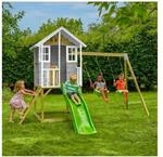 Zwerkules Spielhaus Valli 3 inkl. Rutsche & Doppelschaukel 352x370x277cm