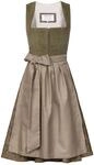 Midi Dirndl Emilia Gr&uuml;n Cord